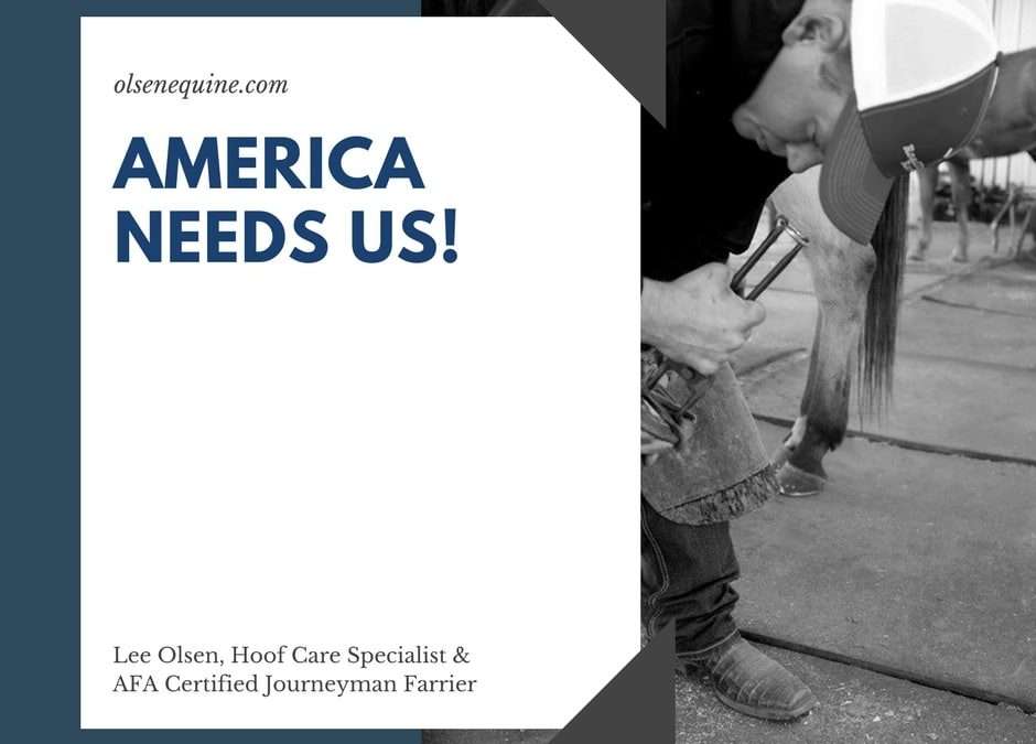 America Needs Us!