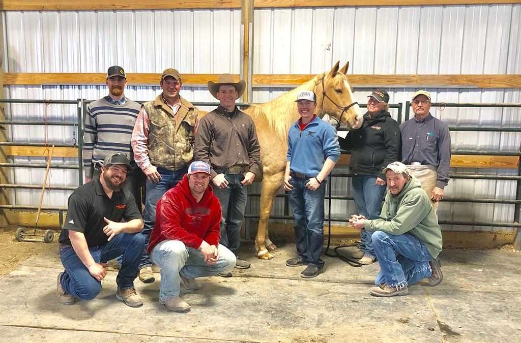 Did your farrier to go shoeing school?
